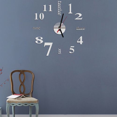 GALUIN 3D Mirror Number Digital Wall Clock Stickers Item | Buy GALUIN 3D Mirror Number Digital Wall Clock Stickers | SPOP Enterprise Global